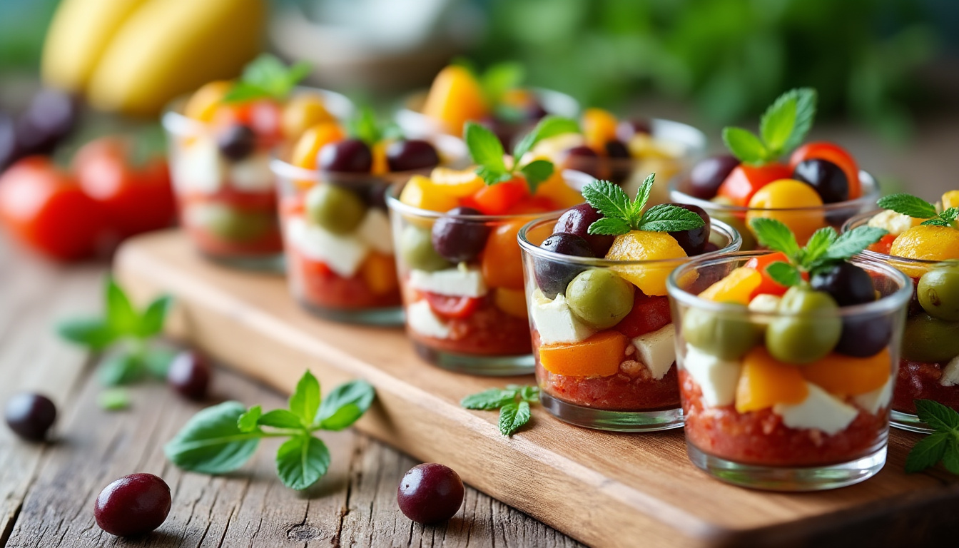 découvrez 10 idées de verrines apéro fraîches et gourmandes, parfaites pour régaler vos invités lors de vos apéritifs.