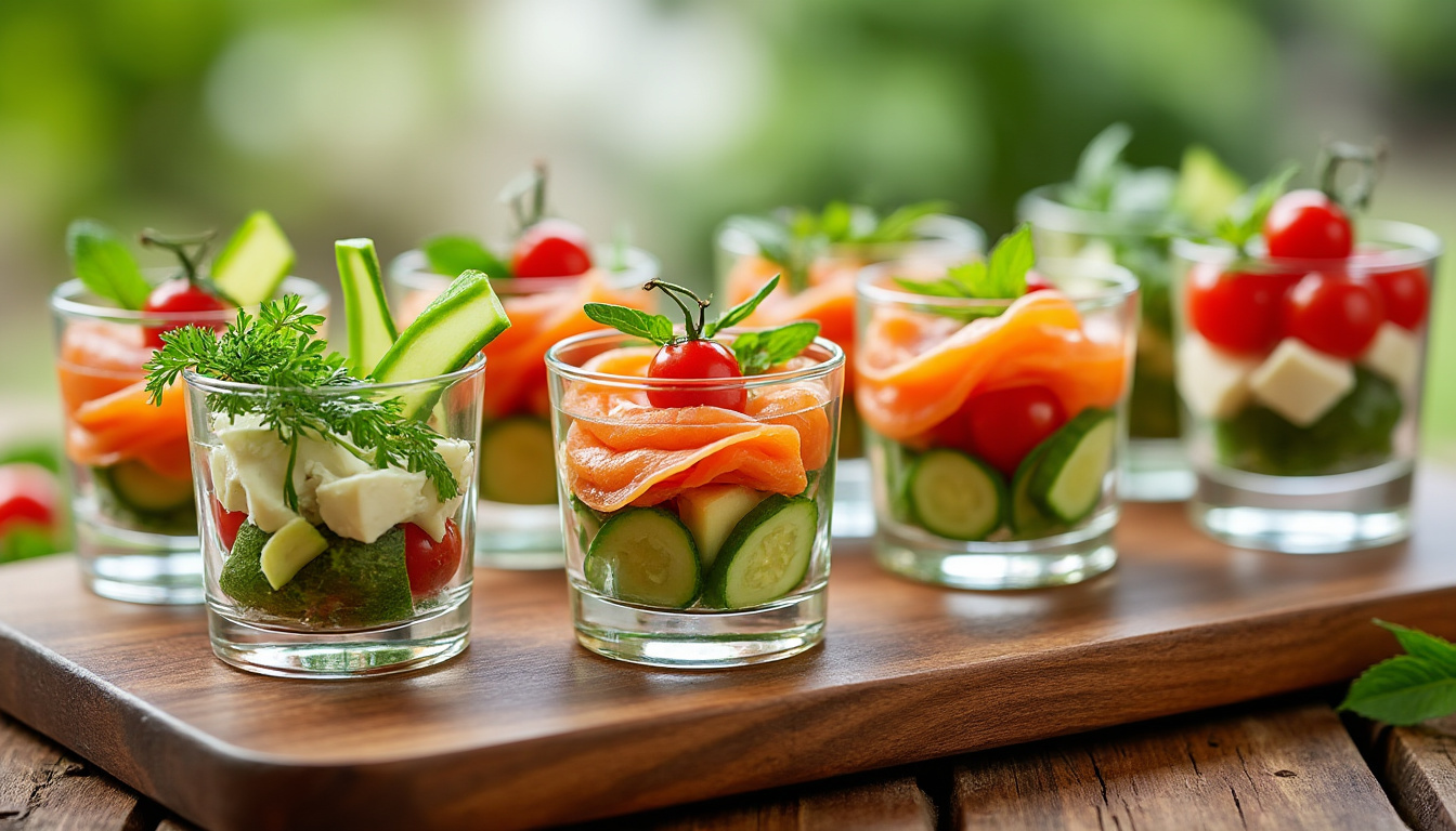 découvrez 10 idées de verrines apéro fraîches et gourmandes, parfaites pour surprendre et régaler vos invités lors de vos prochaines réceptions.