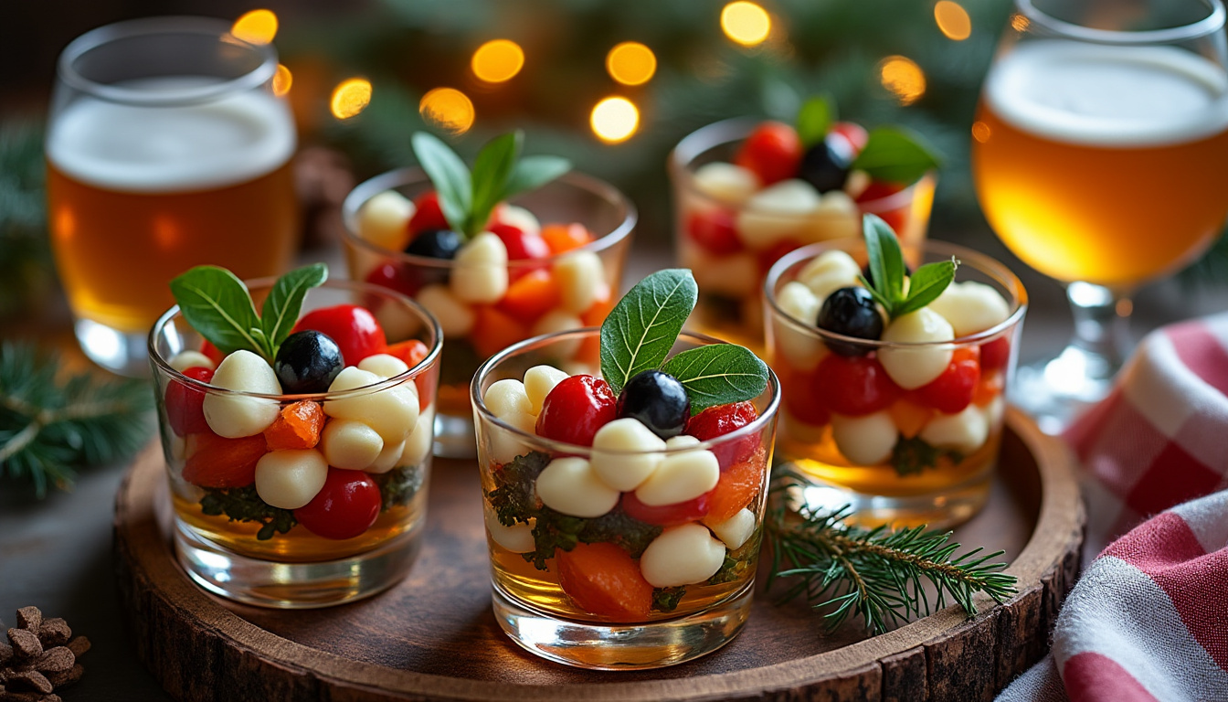 découvrez 16 idées originales et faciles pour un apéritif de noël réussi, alliant saveurs festives et simplicité pour émerveiller vos invités.