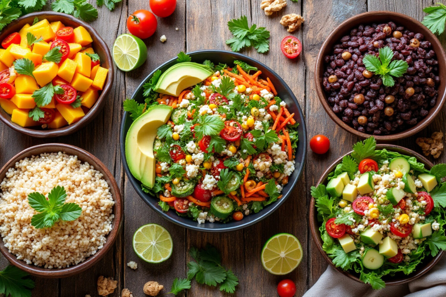 5 salades de riz originales pour changer de la version classique