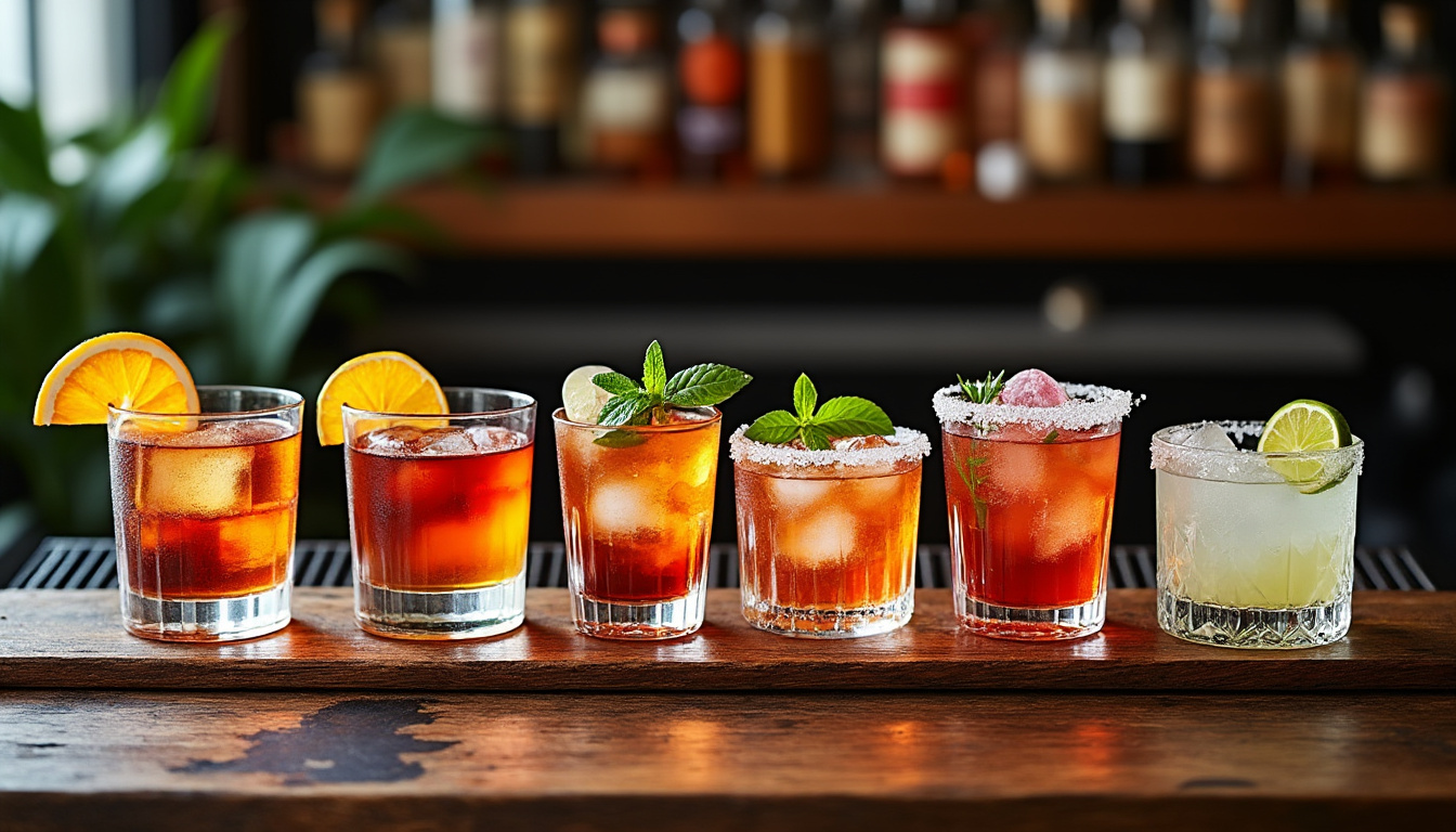 découvrez 8 cocktails au mezcal incontournables à tester, du classique negroni à la rafraîchissante margarita, pour une expérience unique et savoureuse.