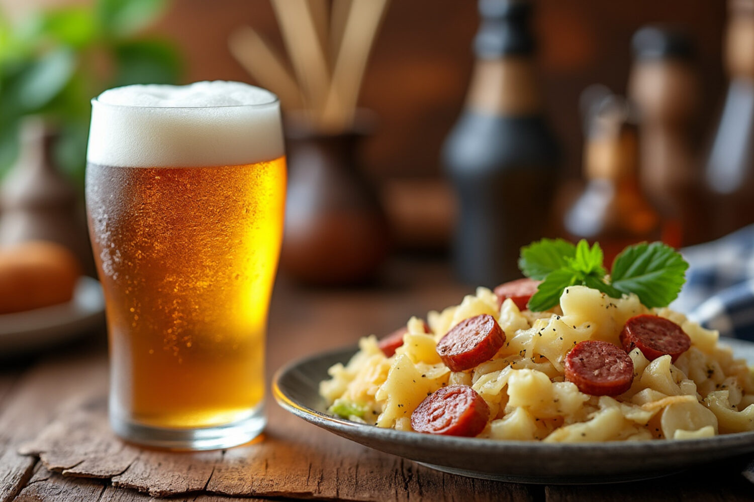 Bière et choucroute : l&rsquo;accord parfait décrypté