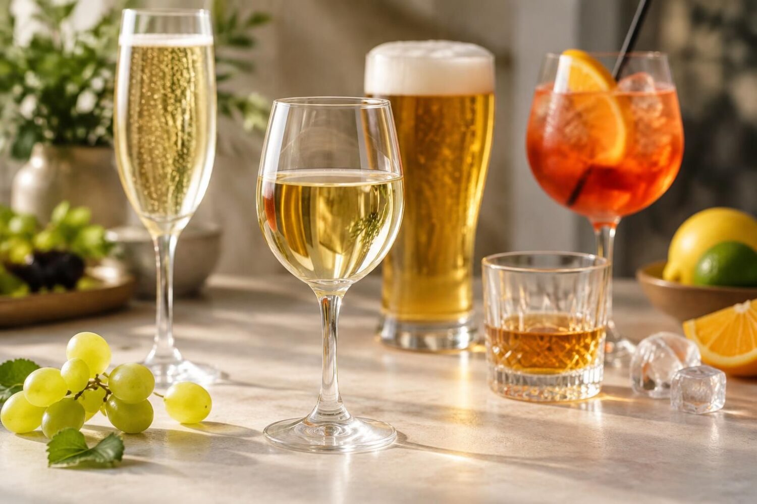 Calories des différents alcools : quel verre choisir pour limiter les apports ?