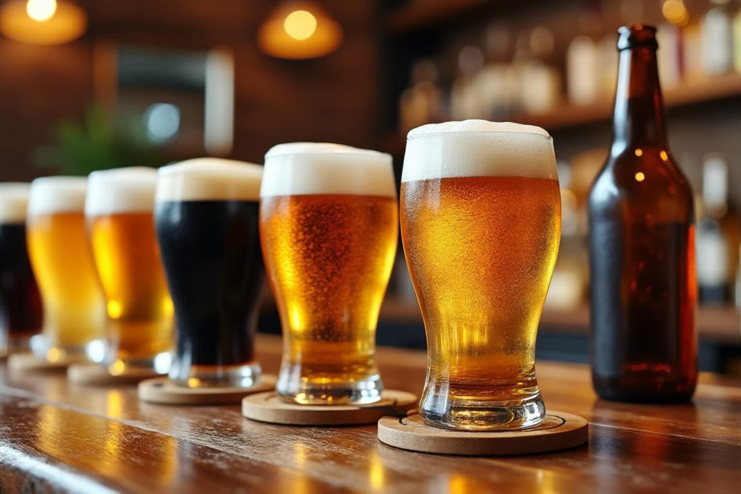 Combien y a-t-il de calories dans une bière ? Le tableau comparatif