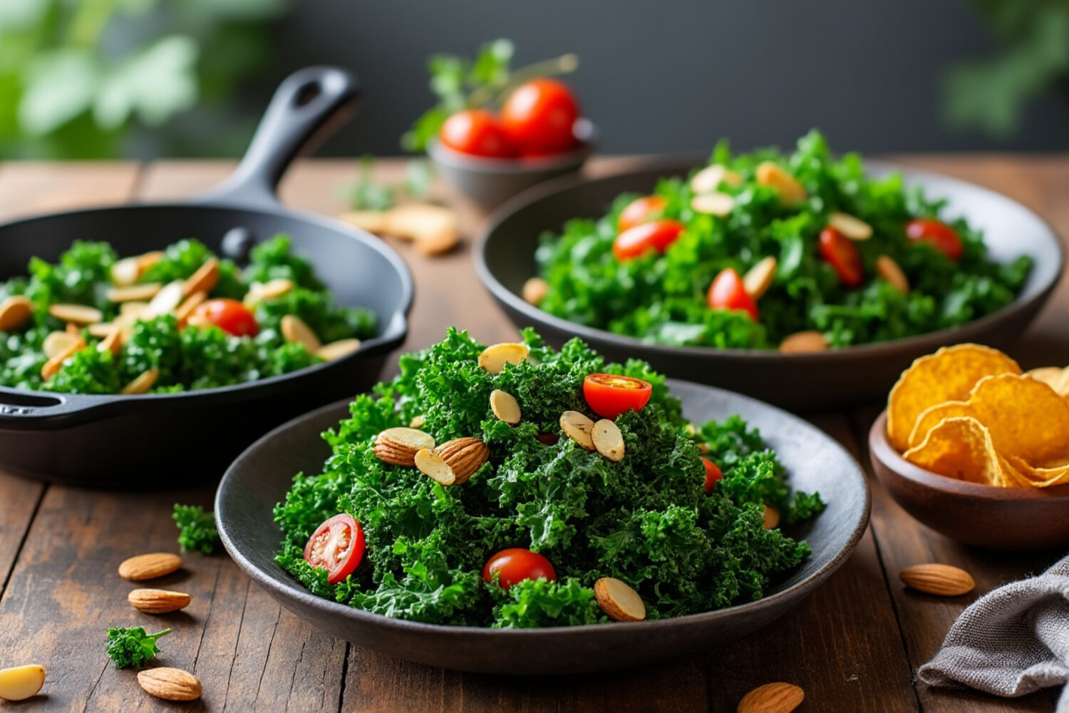 Comment cuisiner le chou kale, sauté, en salade ou au four