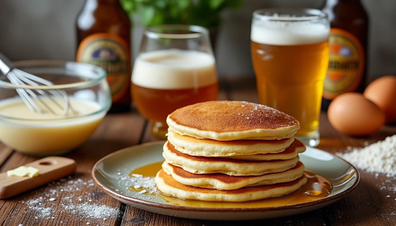 découvrez notre recette inédite de crêpes à la bière, pour des saveurs uniques et une texture parfaite. transformez vos crêpes traditionnelles en un délice original dès aujourd'hui !