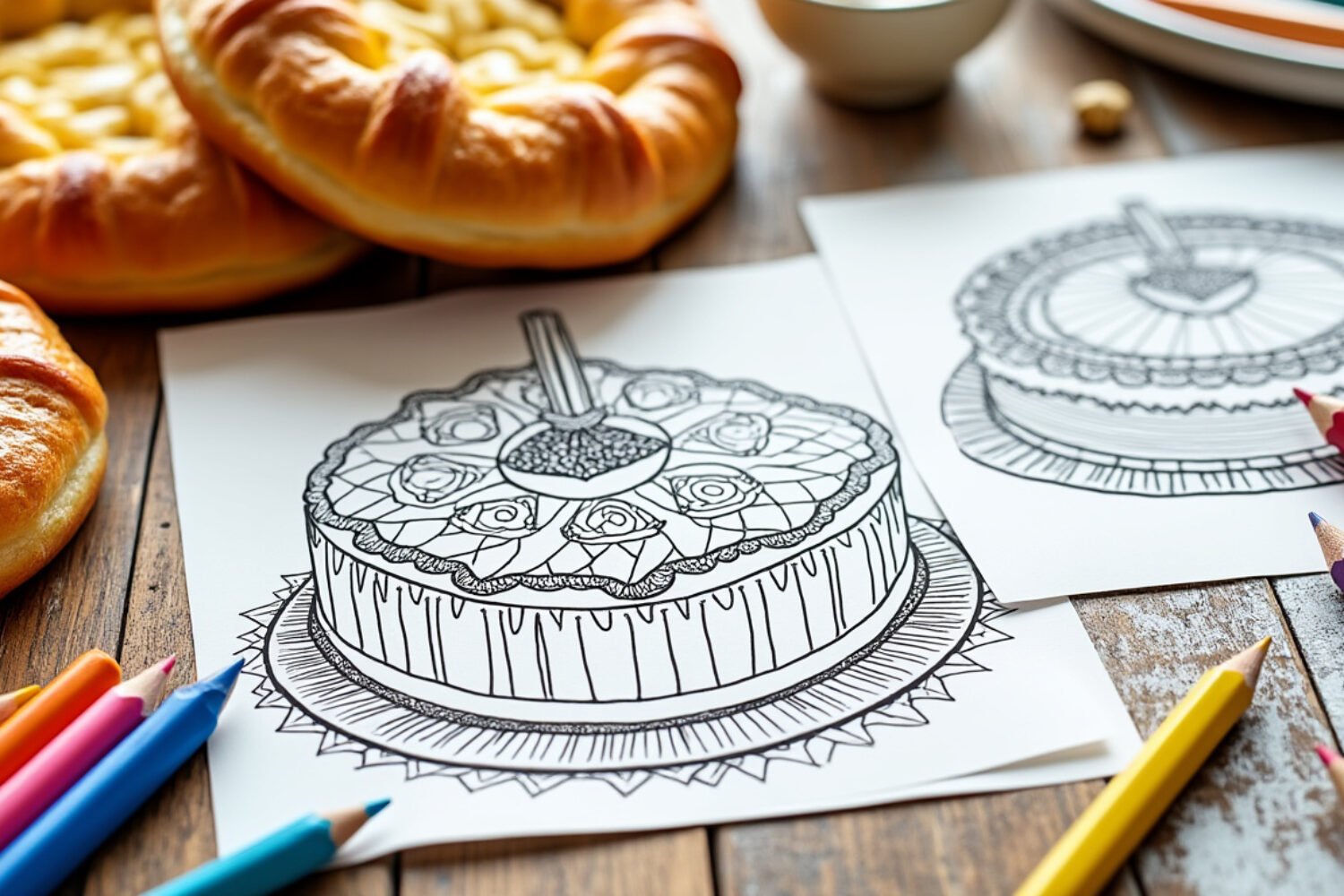 Dessiner sa galette des rois : modèles faciles et coloriages à imprimer