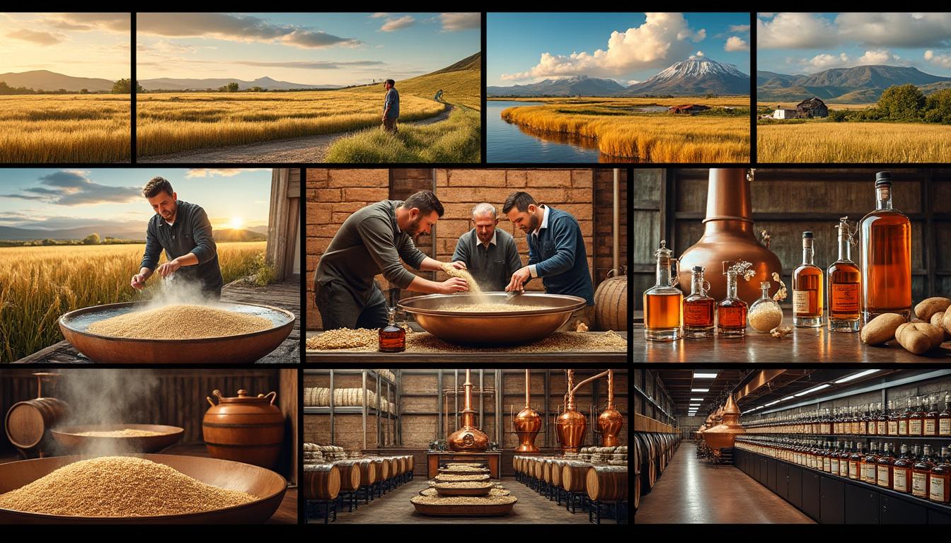 découvrez comment fabriquer du whisky chez vous avec notre guide complet des étapes de a à z, du maltage à la distillation et au vieillissement.