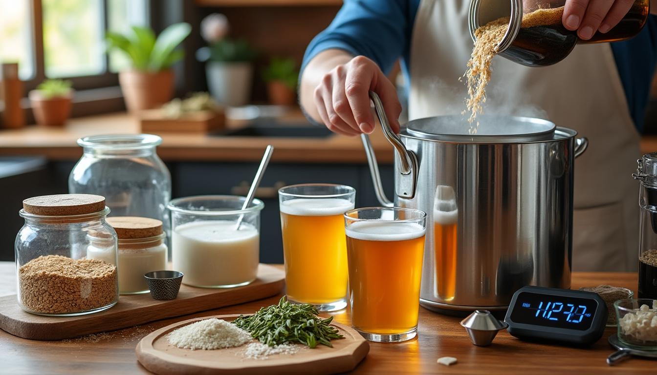 découvrez notre guide du débutant pour fabriquer votre bière maison facilement. apprenez les étapes clés, les ingrédients nécessaires et les astuces pour réussir votre première brassée artisanale.