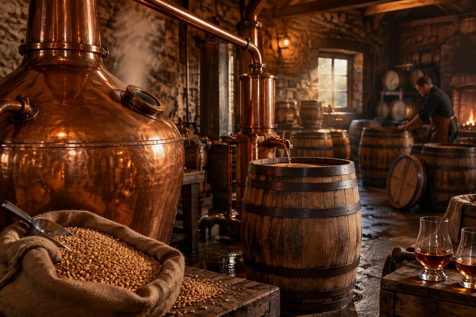 découvrez les étapes clés pour faire du whisky maison, de la distillation à la mise en fût, et comprendre les secrets de son élaboration.