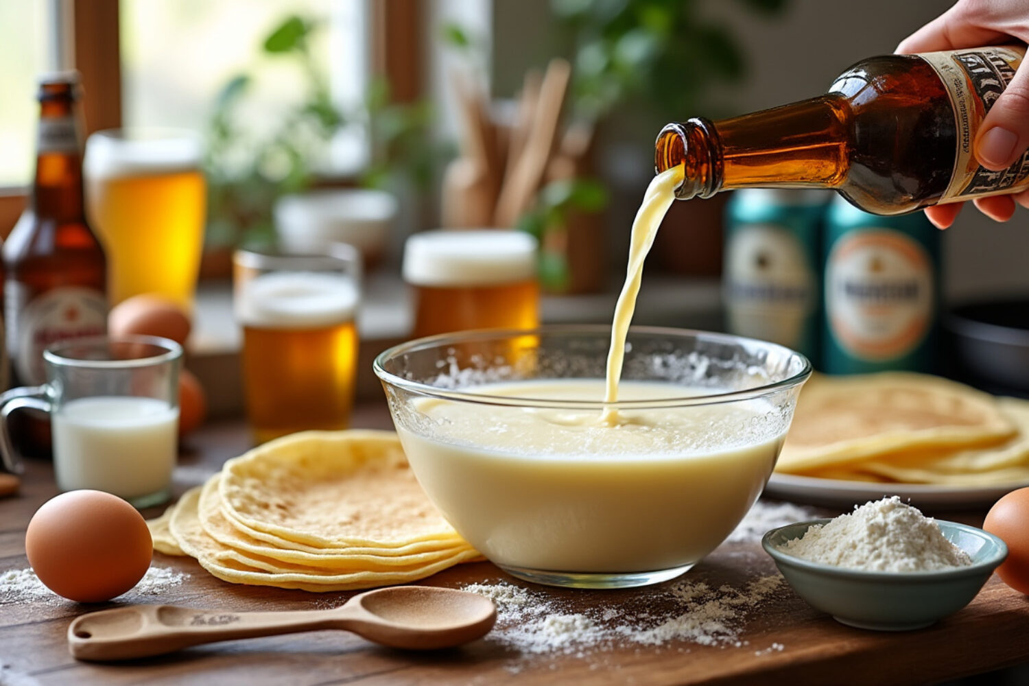 Faut-il mettre de la bière dans la pâte à crêpes ? Laquelle choisir