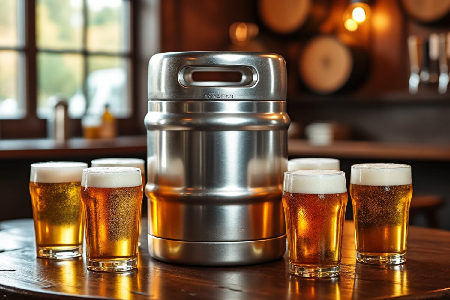 Fût de bière 30 litres : combien de verres au total