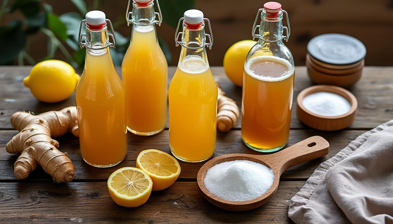 découvrez notre recette facile de ginger beer maison en 4 étapes simples pour préparer une boisson pétillante et rafraîchissante chez vous.