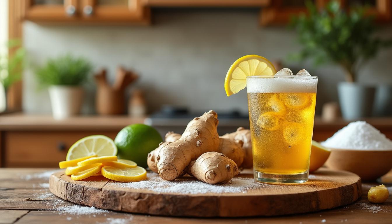 découvrez notre recette facile de ginger beer maison en 4 étapes simples pour une boisson pétillante et rafraîchissante faite chez vous.