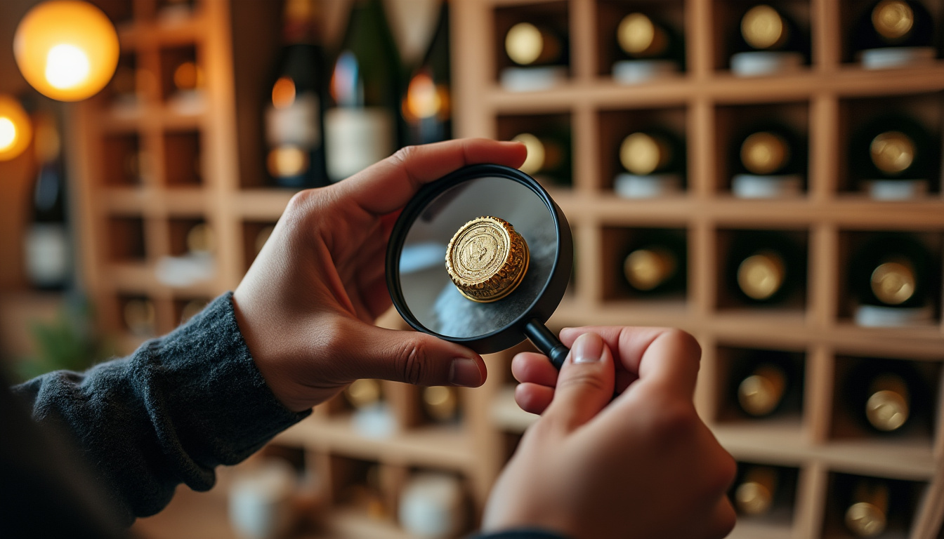 découvrez la méthode du collectionneur pour identifier une capsule de champagne sans nom et enrichissez votre collection avec précision.