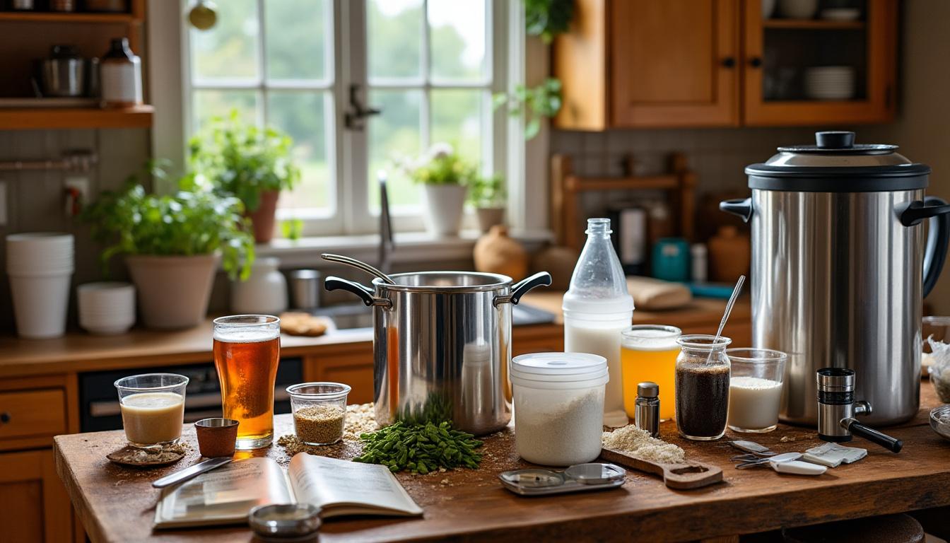 découvrez notre comparatif et guide d'achat complet des kits de brassage de bière pour bien débuter et réussir vos propres recettes artisanales.