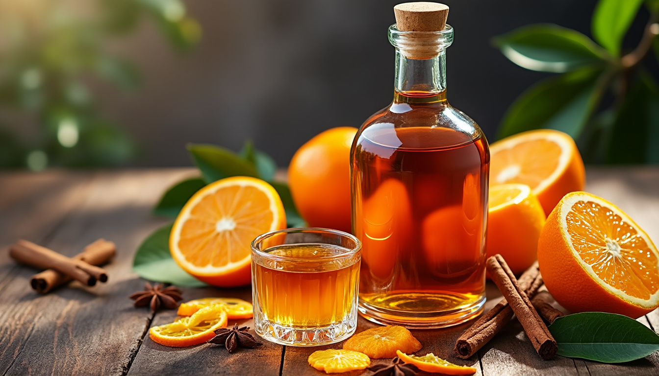 découvrez notre recette simple et parfumée pour préparer une délicieuse liqueur d'orange maison, façon cointreau, idéale pour surprendre vos invités.
