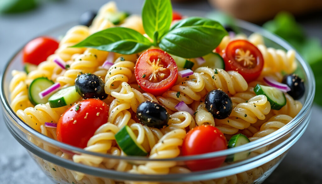 découvrez la meilleure vinaigrette pour sublimer votre salade de pâtes avec des saveurs fraîches et équilibrées, facile à préparer et parfaite pour toutes les occasions.