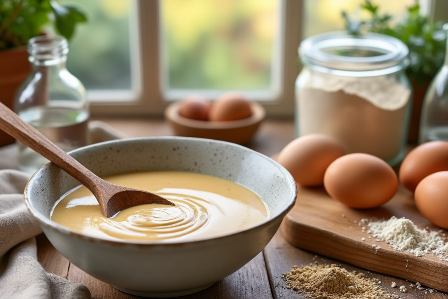 La pâte à galette de sarrasin bretonne, facile et sans repos