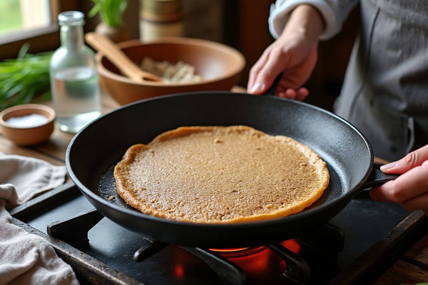 La véritable recette des galettes de sarrasin bretonnes, sans repos ni œuf