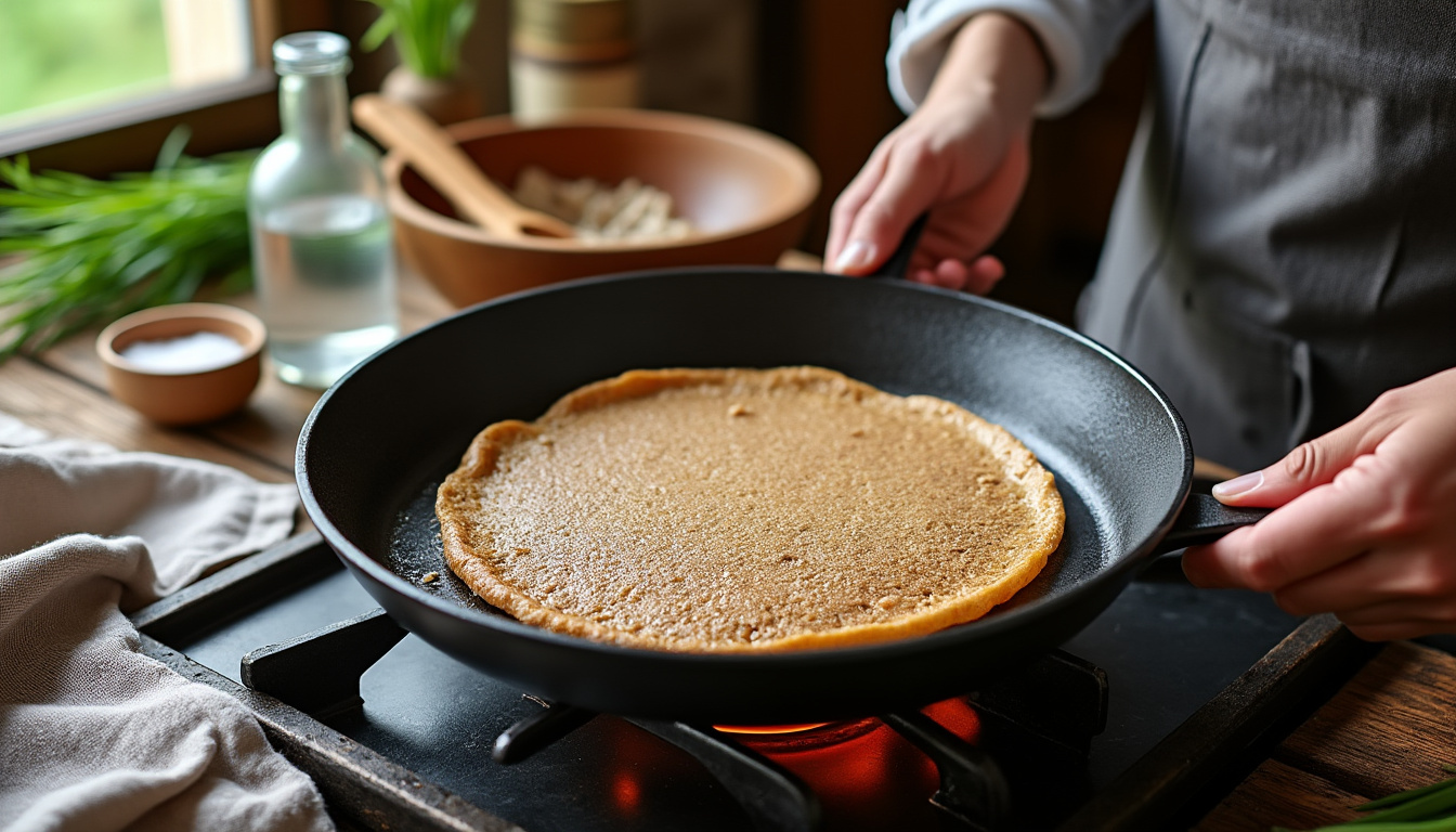 découvrez la recette authentique des galettes de sarrasin bretonnes, simples et rapides à réaliser, sans besoin de repos ni d'œuf, pour savourer un vrai goût de bretagne.