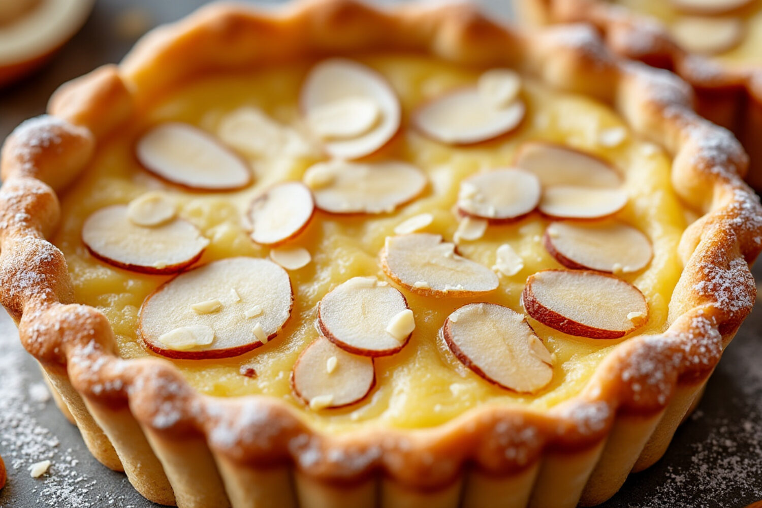 La vraie frangipane traditionnelle, à la crème pâtissière et à l&rsquo;amande