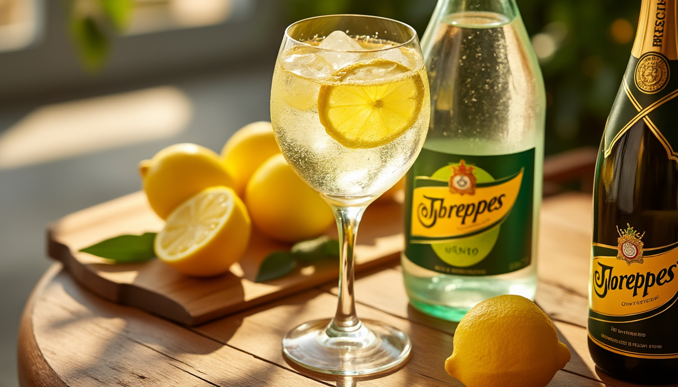 découvrez la recette du spritz italien pétillant avec le cocktail limoncello et schweppes, une boisson fraîche et festive idéale pour vos apéritifs.