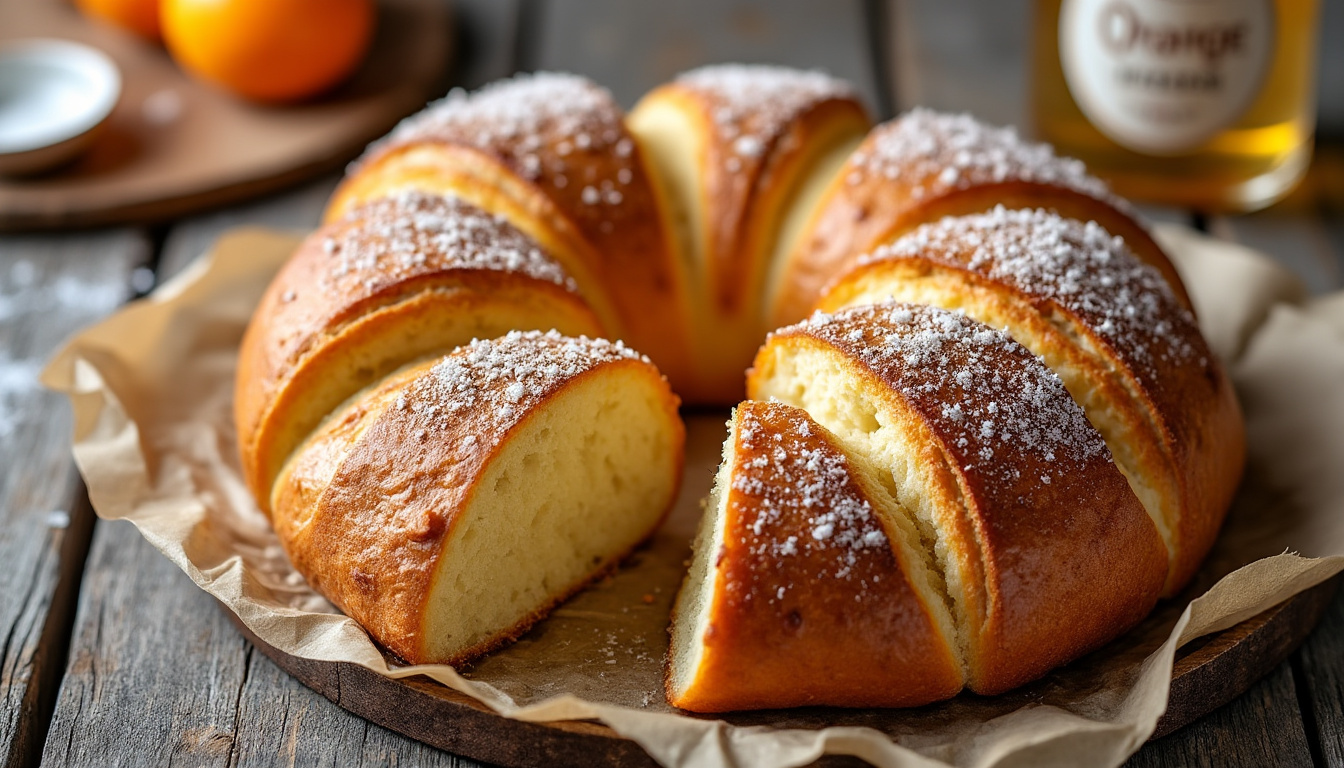 découvrez le pastis landais, une délicieuse brioche sucrée traditionnelle du sud-ouest de la france, parfumée à la fleur d'oranger, parfaite pour vos petites douceurs.