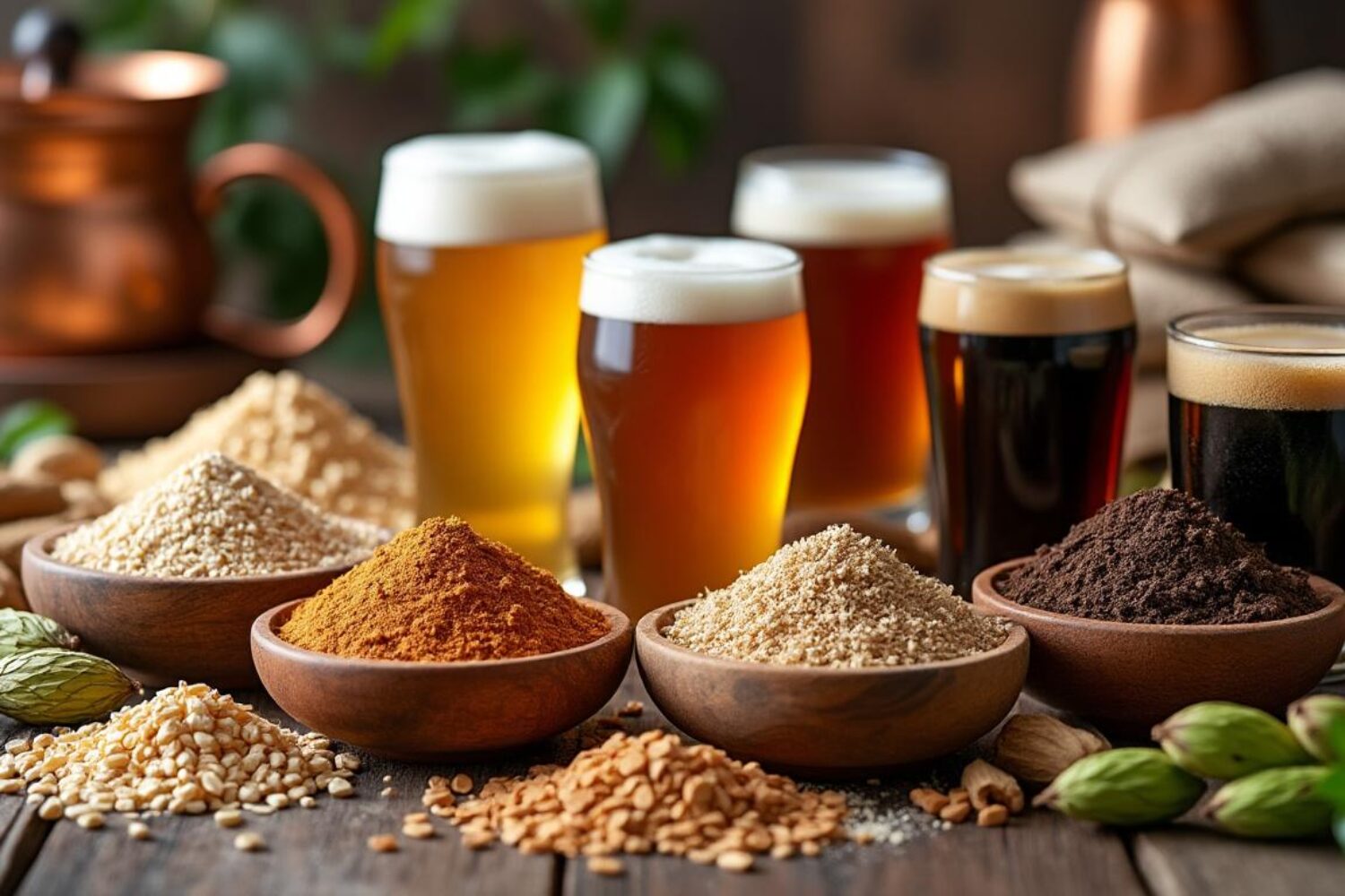 Malt et bière : rôle, types et influence sur le goût