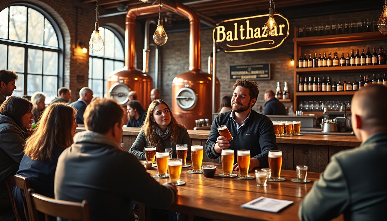découvrez la microbrasserie balthazar : visite guidée unique et dégustation de bières artisanales aux saveurs authentiques. une expérience incontournable pour les amateurs de bière.