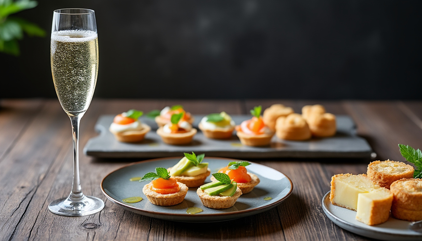 découvrez nos idées d'accords parfaits entre champagne et mets pour sublimer votre apéritif avec des saveurs raffinées et festives.