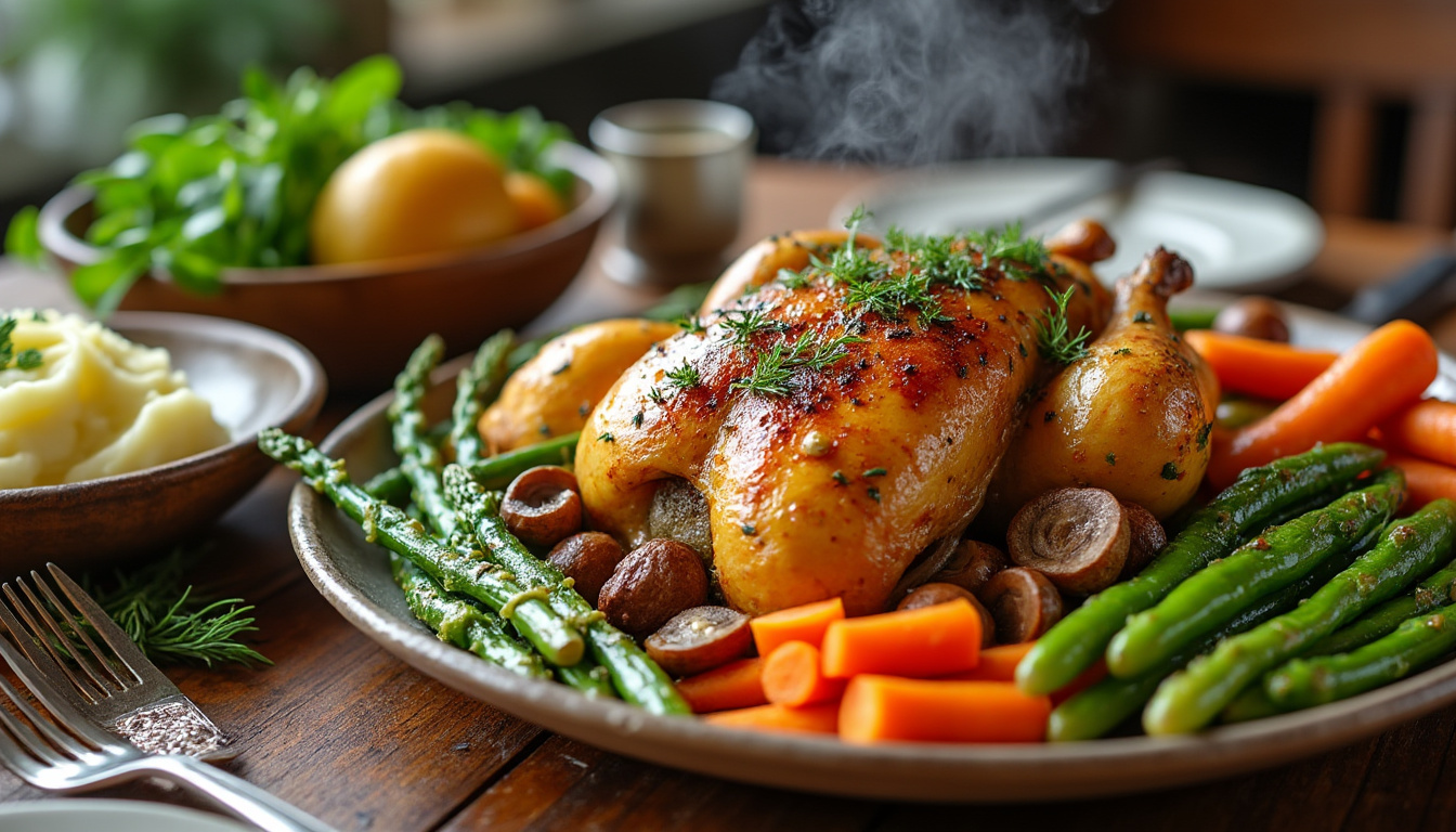 découvrez quels légumes accompagner parfaitement un poulet au vin jaune et morilles pour sublimer ce plat savoureux et raffiné.