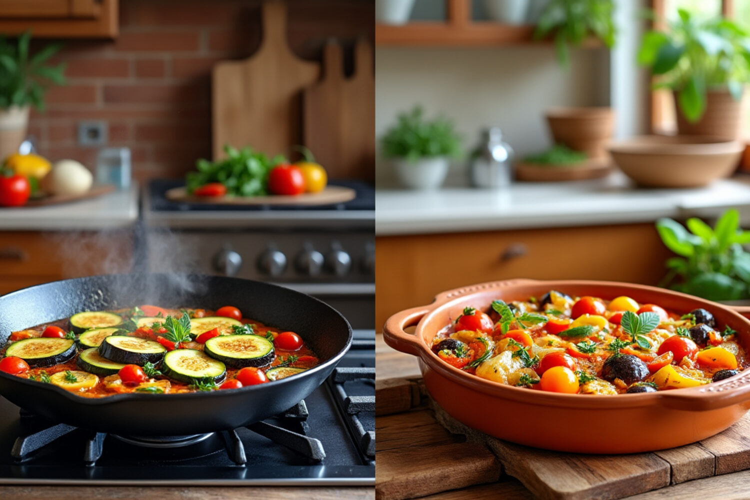 Réussir sa ratatouille provençale traditionnelle, à la poêle ou au four