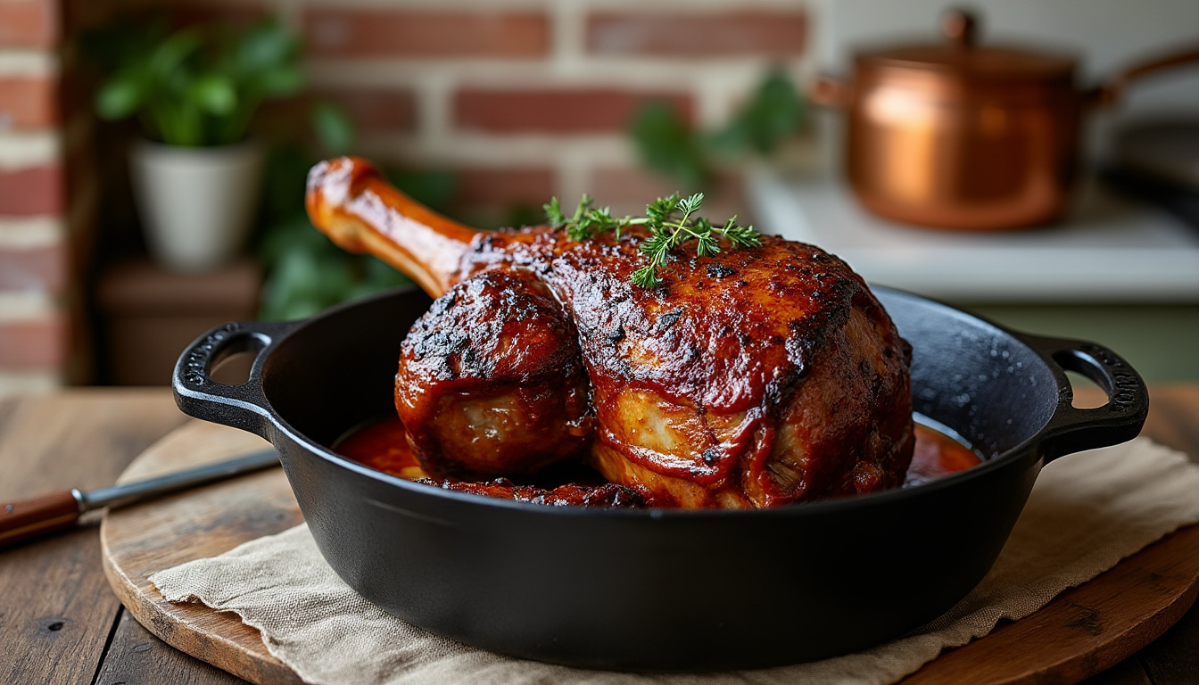 découvrez notre recette pour réussir un gigot d'agneau de 7 heures tendre et savoureux, cuit parfaitement au four à chaleur tournante.