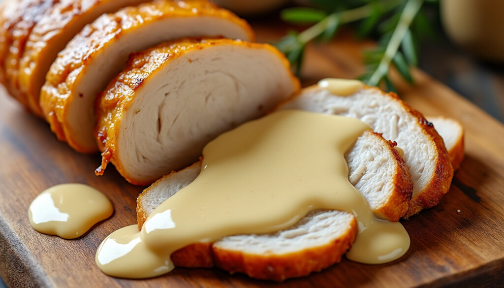 apprenez à préparer une sauce au champagne crémeuse parfaite pour sublimer vos plats de volaille avec des astuces simples et des ingrédients savoureux.