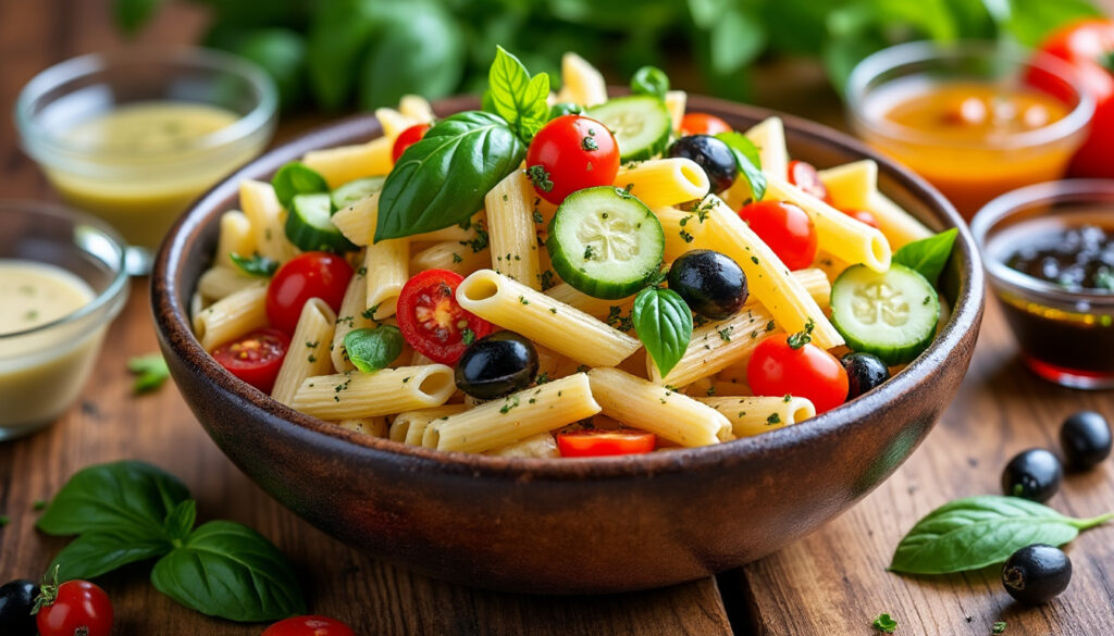 découvrez comment choisir la sauce et la vinaigrette idéales pour sublimer votre salade de pâtes froide, avec des conseils simples et savoureux.