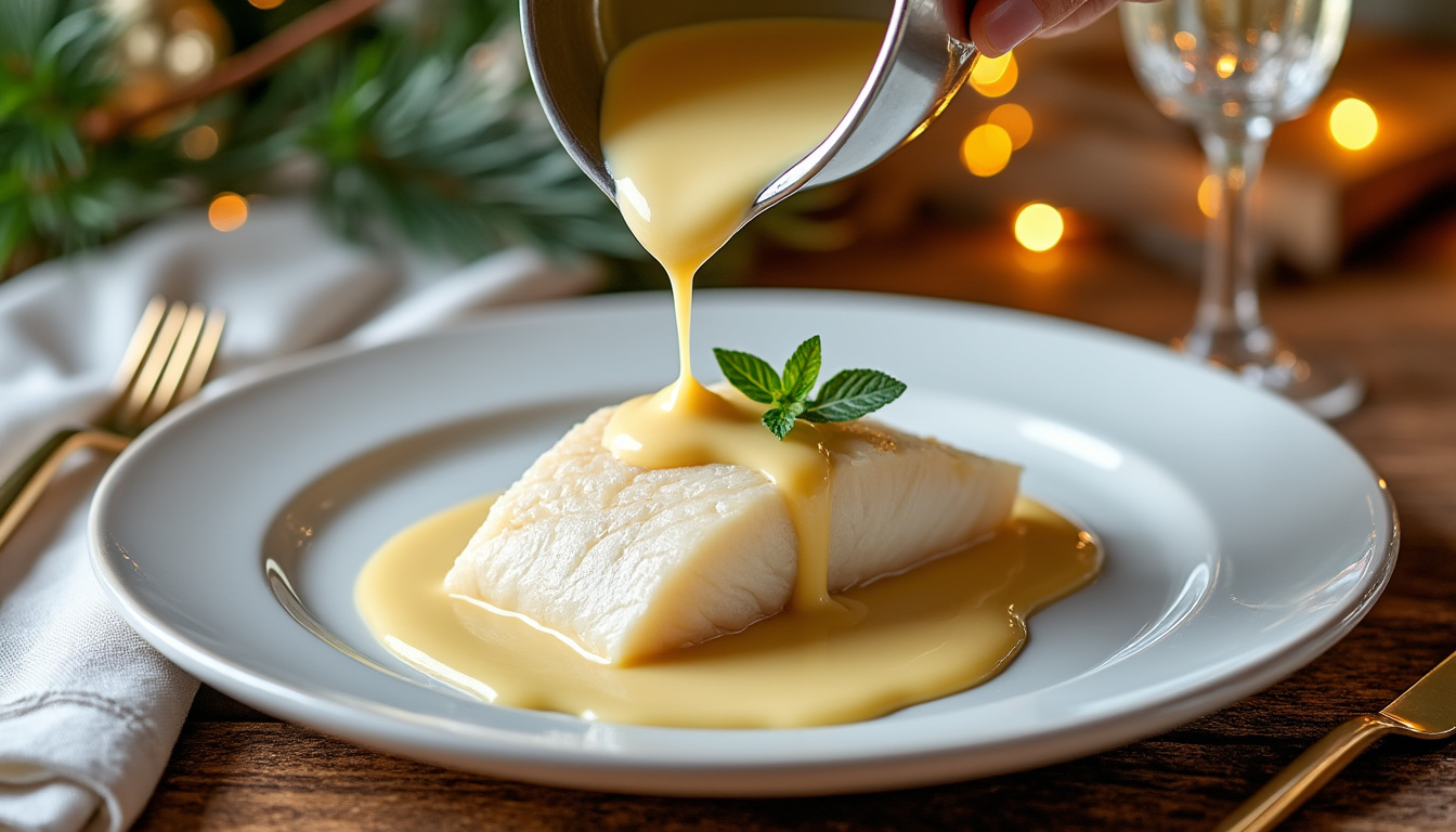 découvrez une sauce au champagne fine et onctueuse, idéale pour sublimer vos plats de poisson en quelques minutes seulement.