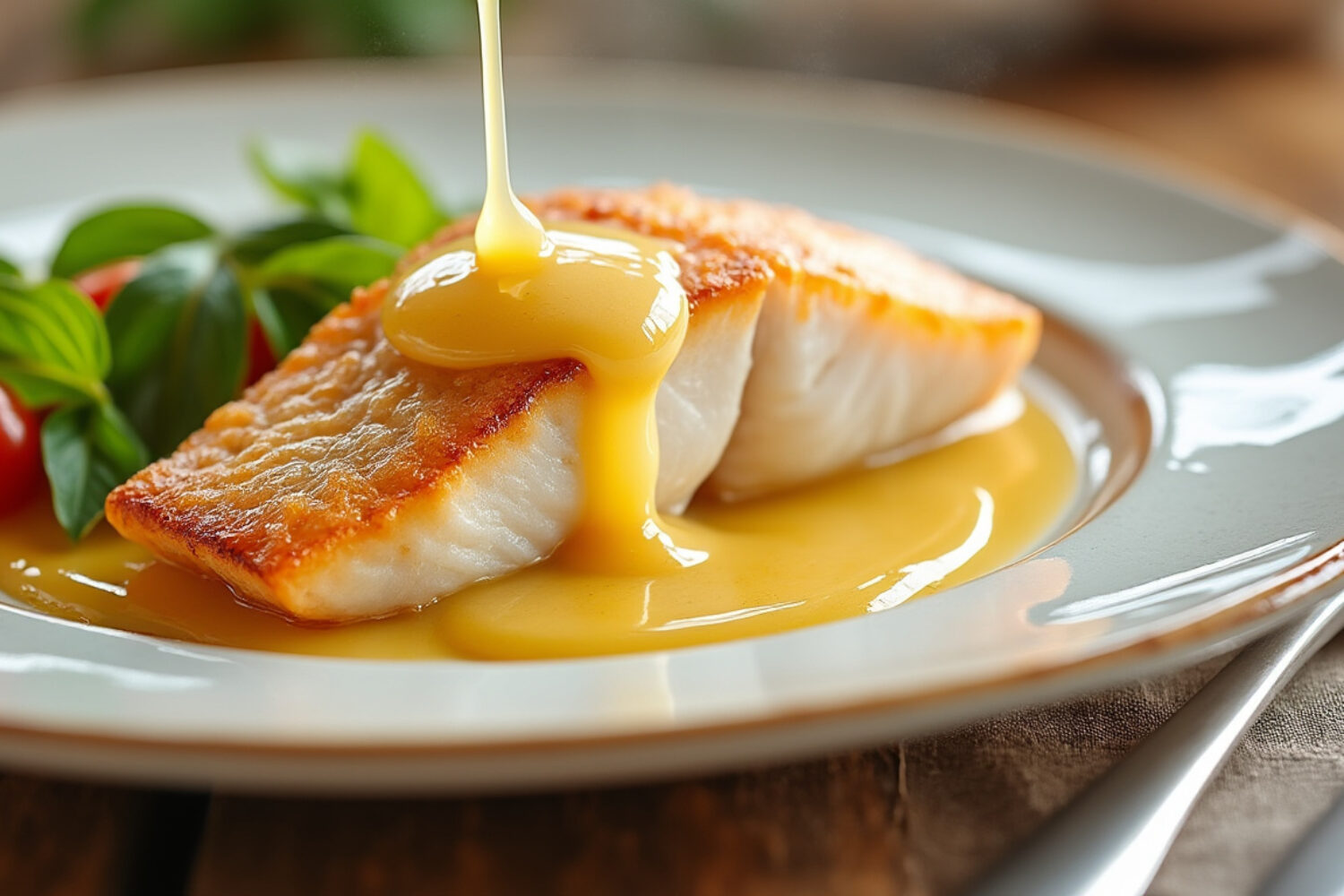 Une sauce au champagne pour le poisson, fine et onctueuse en quelques minutes