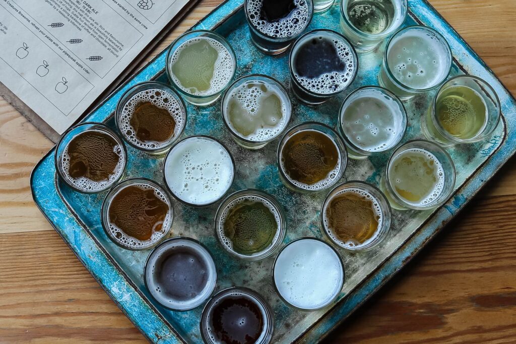 Céréales et bière au-delà de — variété de céréales pour brasser de la bière