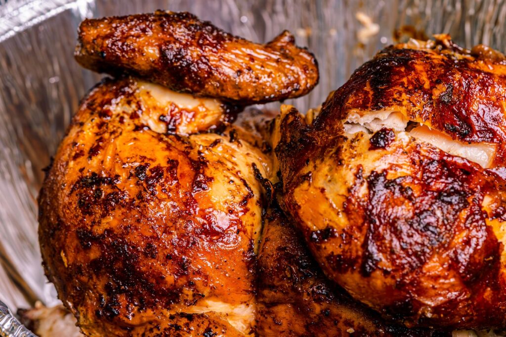 Combien de temps cuire un — poulet rôti avec peau croustillante