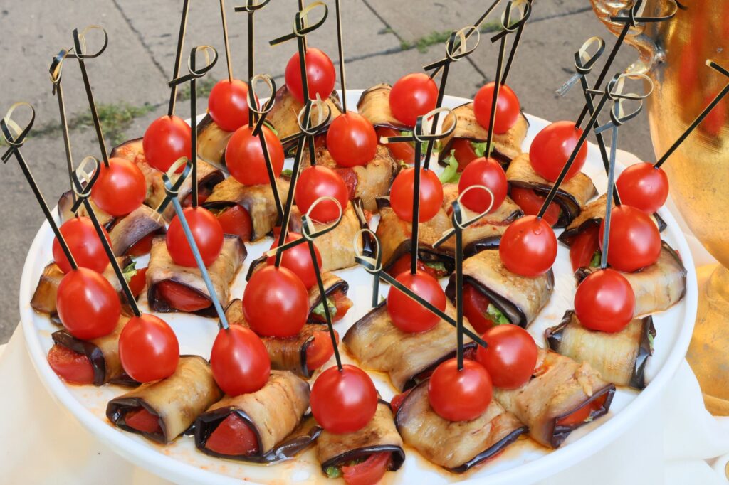 Des brochettes apéro à préparer — brochettes apéritives légumes frais