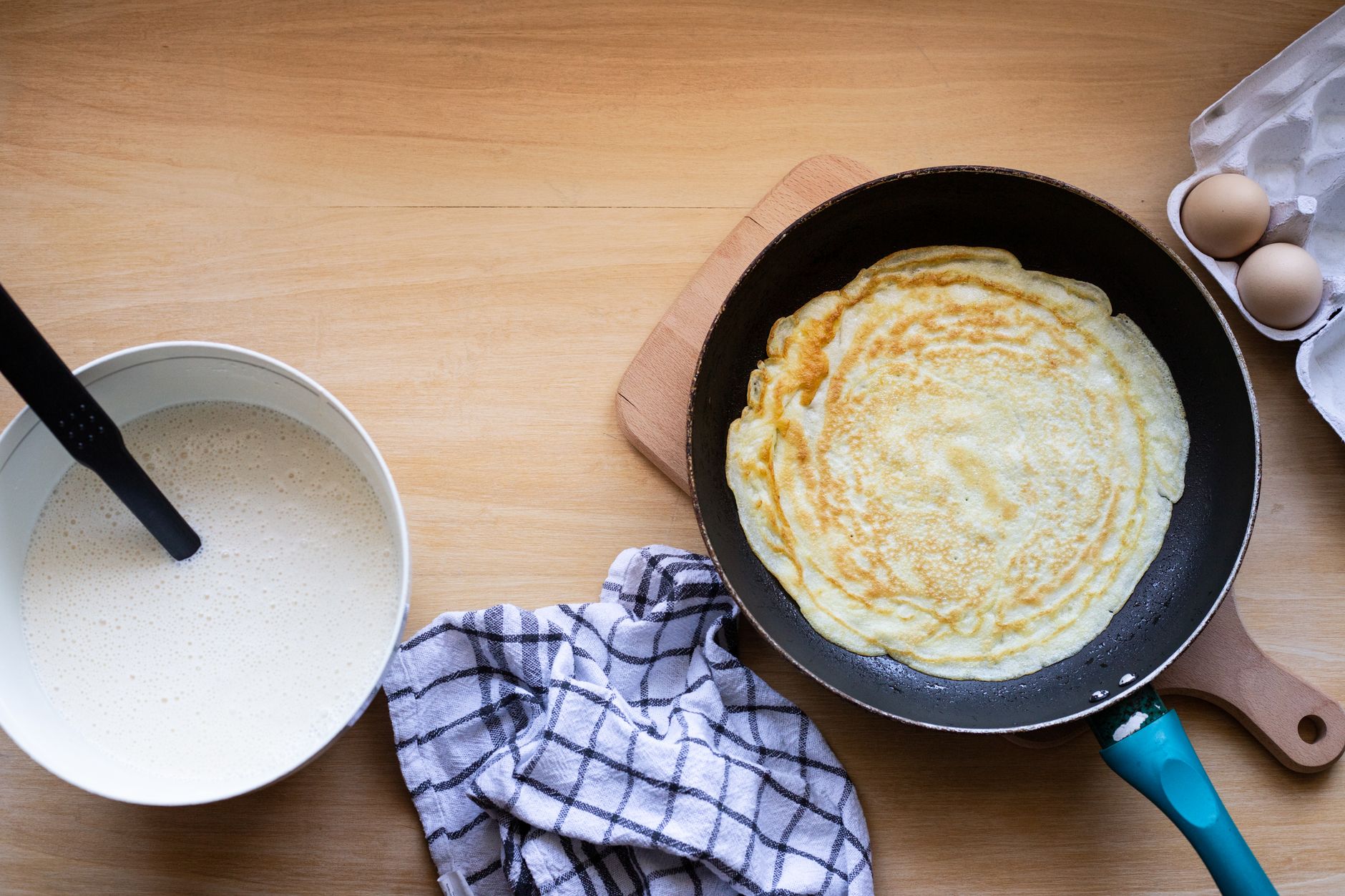 Faut-il mettre de la bière — crêpes avec ingrédients bière préparation