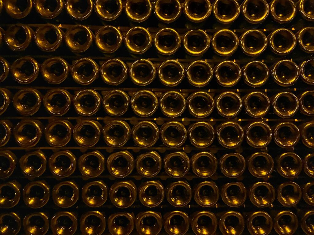 Identifier une capsule de champagne — capsules de champagne en exposition